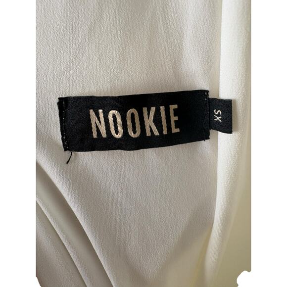 Nookie Illegal Halter Gown Maxi Formal Elegant Gala Bridal Wedding Party XS - Picture 9 of 10